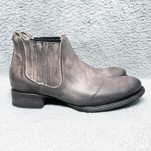 Freebird Argo Mens Size 12 Chelsea Boots Brown Gray Distressed Leather FM-ARGO